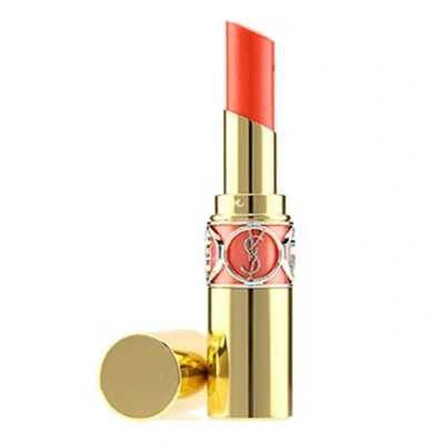 Shop Saint Laurent Ysl / Rouge Volupte Shine Oil-in-stick Lipstick (14) Corail Marrakesh 0.15 oz In N,a