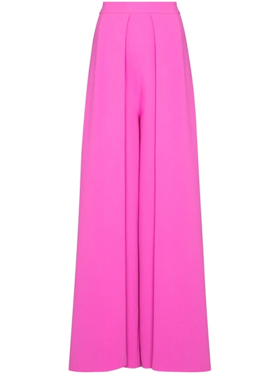 Shop Solace London Ida Wide-leg Trousers In Pink