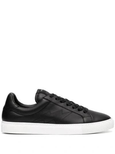 Shop Zadig & Voltaire Zv1747 Flash Low-top Sneakers In Black