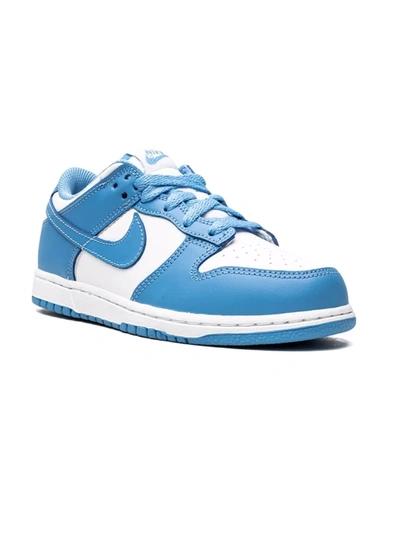 Shop Nike Dunk Low "unc" Sneakers In White