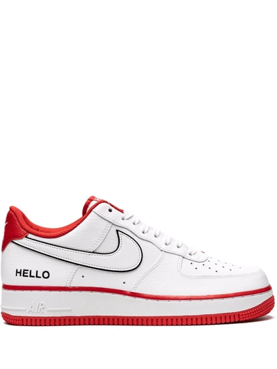 Nike Air Force 1 Low '07 Lx "hello" Sneakers In White