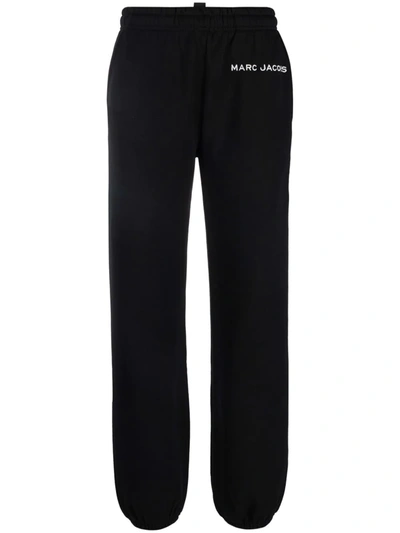 Shop Marc Jacobs The Sweatpants Logo-print Track Pants In Black
