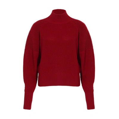 Shop Iro Kimbra Sweater In Cardinal Red
