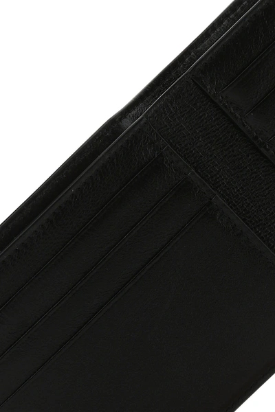 Shop Balenciaga Black Leather Wallet Black  Uomo Tu