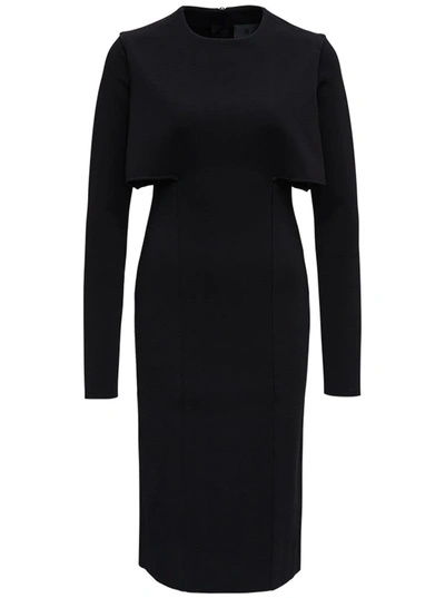 Shop Givenchy Black Dress With Cut-out Inserts