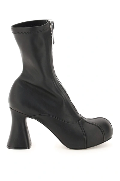 Shop Stella Mccartney Groove Stretch Ankle Boots In Black (black)