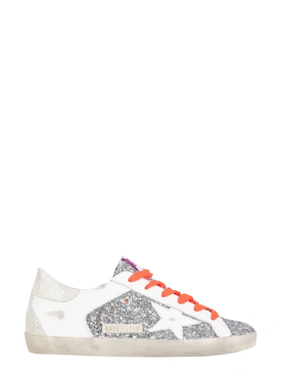 Shop Golden Goose Superstar Sneakers In Argento