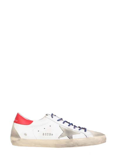 Shop Golden Goose Superstar Sneakers In Bianco