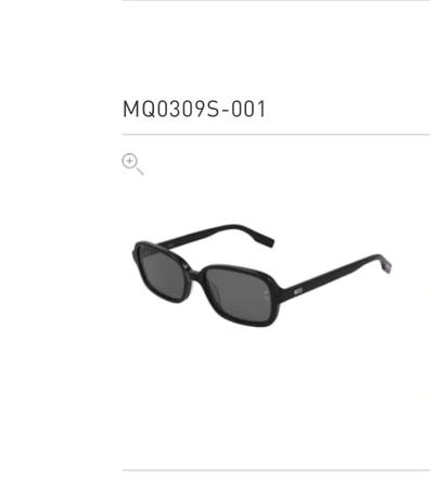 Shop Alexander Mcqueen Mq0309s Black Sunglasses