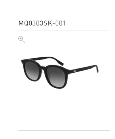 Shop Alexander Mcqueen Mq0303sk Black Sunglasses