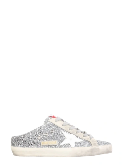 Shop Golden Goose Superstar Mule Sneakers In Argento