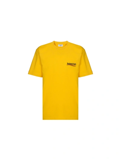 Shop Balenciaga T-shirt In Yellow/black/red
