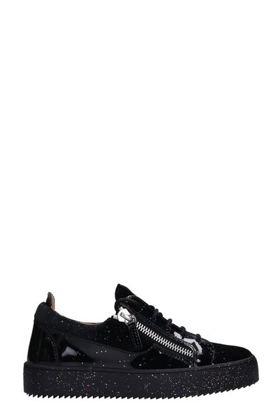 Shop Giuseppe Zanotti Gail Sneakers In Black Synthetic Fibers