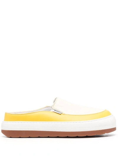 Shop Sunnei Dreamy Slip-on Sneakers In Yellow