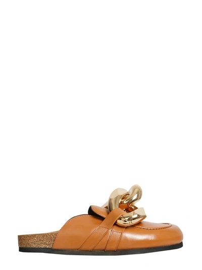 Shop Jw Anderson Chain Mules In Brown
