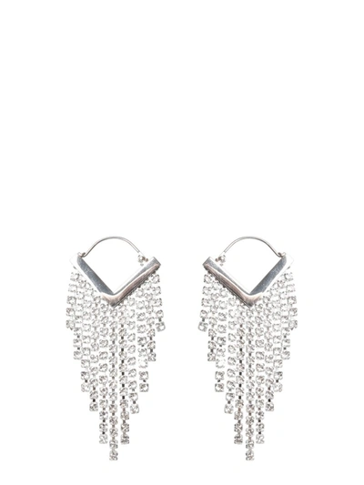 Shop Isabel Marant Melting Earrings In Silver