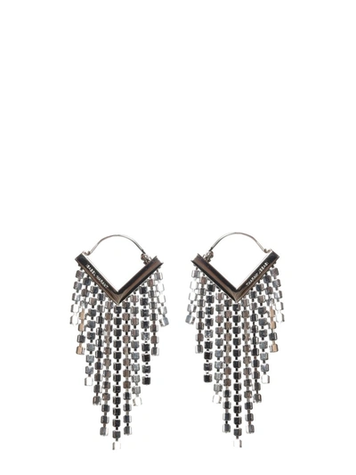 Shop Isabel Marant Melting Earrings In Silver