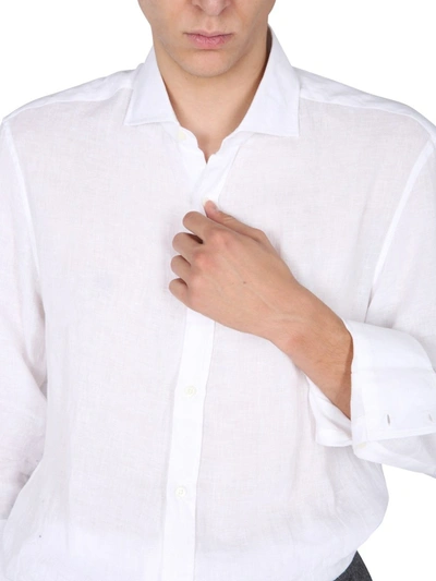Shop Brunello Cucinelli Slim Fit Shirt In White