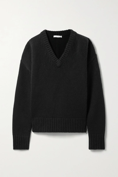 Davion Wool And Cashmere blend Sweater In Black