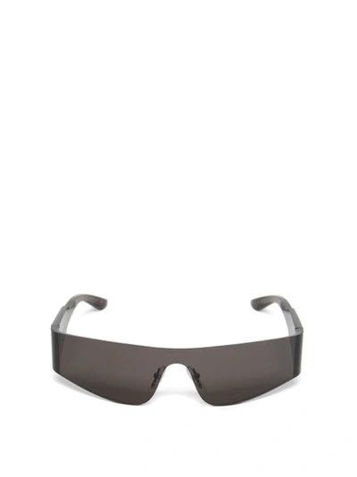 Shop Balenciaga Rectangular Sunglasses Grey