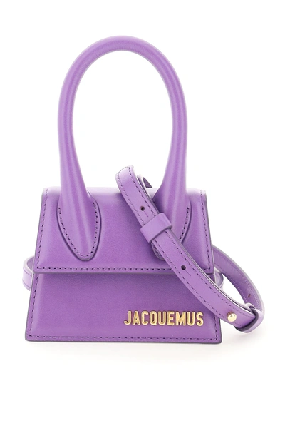 Shop Jacquemus Le Chiquito Bag In Purple
