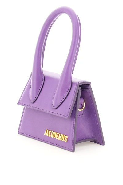 Shop Jacquemus Le Chiquito Bag In Purple