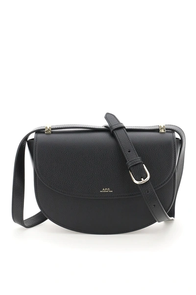 Shop Apc Geneve Crossbody Bag In Black