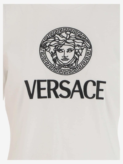 Shop Versace T-shirts And Polos In Nero