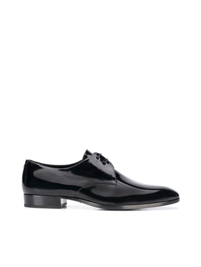 Shop Saint Laurent Derbies In Nero