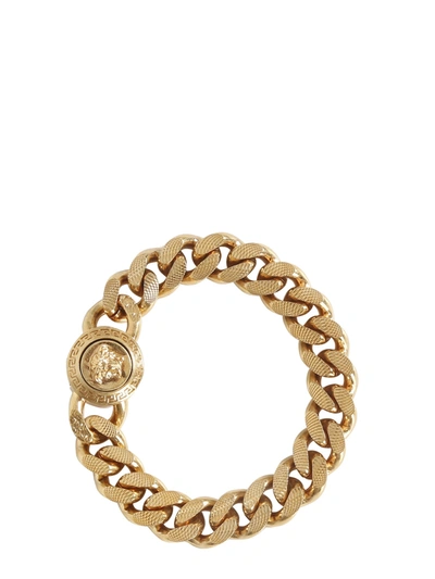 Shop Versace Medusa Bracelet In Oro