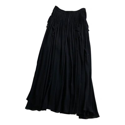Pre-owned Chloé Maxi Skirt In Black