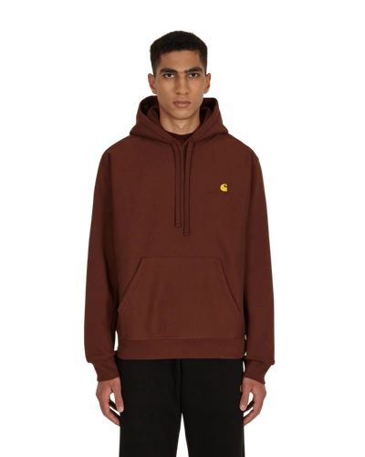 Carhartt Wip Hooded American Script Sweatshirt - Offroad | ModeSens