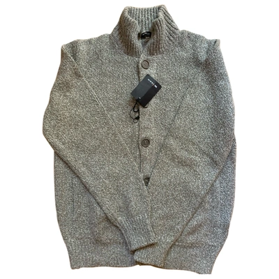 Pre-owned Kiton Cashmere Pull In Grey