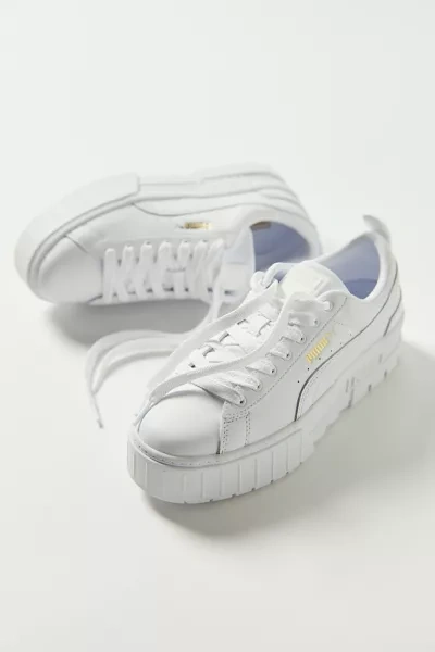 Shop Puma Mayze Classic Women's Sneaker In White