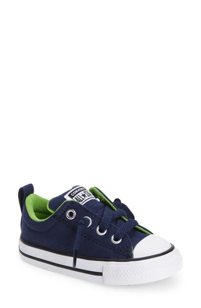 Shop Converse Chuck Taylor® All Star® Street Slip-on Sneaker In Midnight Navy/wasabi/ White