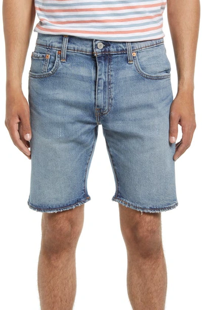 Shop Levi's 412 Slim Fit Denim Shorts In Mind Pop Adv Short