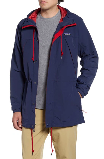 Shop Patagonia Recycled Nylon Parka In New Navy