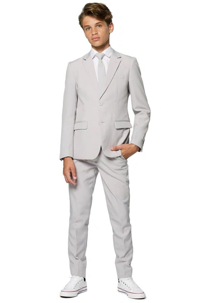 Shop Opposuits Groovy Grey Three-piece Suit