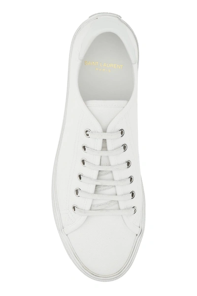 Saint Laurent White Canvas Sneakers Nd Donna 39.5 | ModeSens