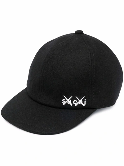 Shop Sacai Hats Black