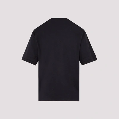 Shop Saint Laurent Logo T-shirt Tshirt In Black