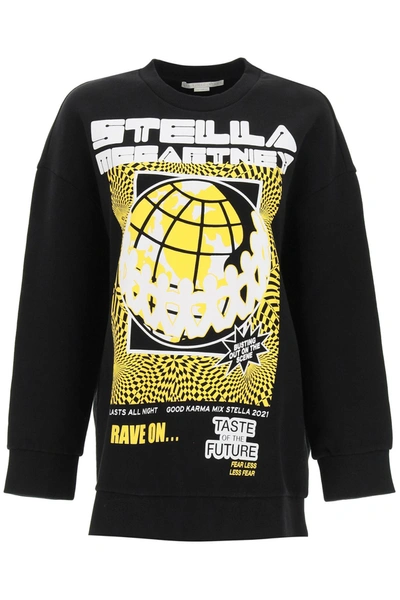 Shop Stella Mccartney Rave Print Sweatshirt In Mixed Colours
