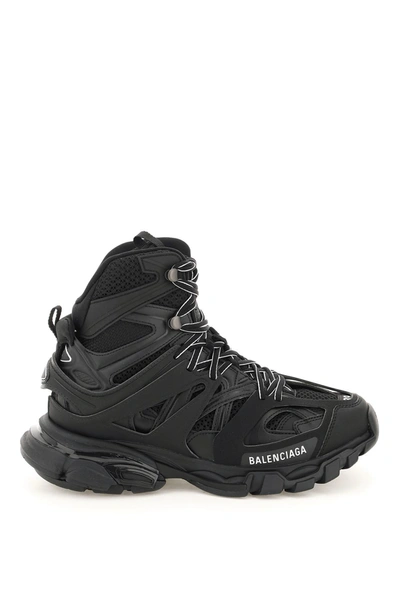 Shop Balenciaga Track Hike Sneakers In Black