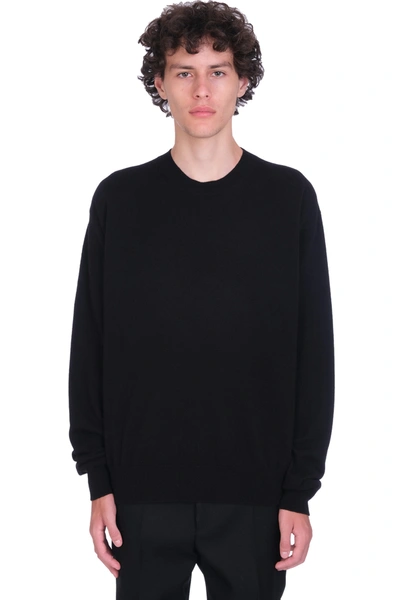 Shop Jil Sander Knitwear In Black Cashmere