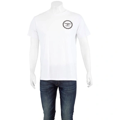 Shop Boy London Eagle Backprint Regular-fit T-shirt In White/black