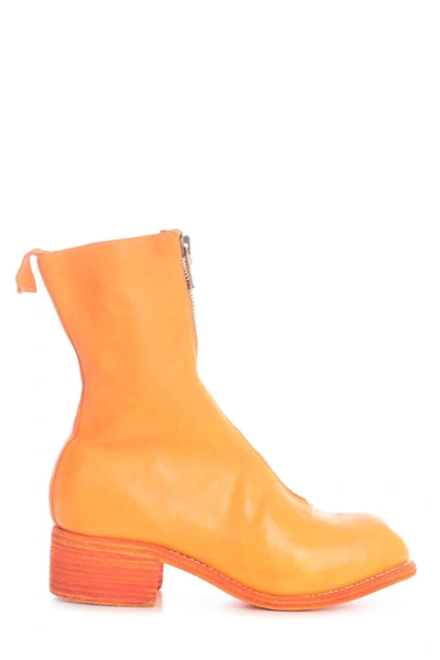 Shop Guidi Front In Orange