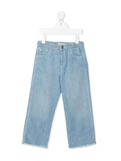 Shop Chloé Straight-leg Jeans In Blue