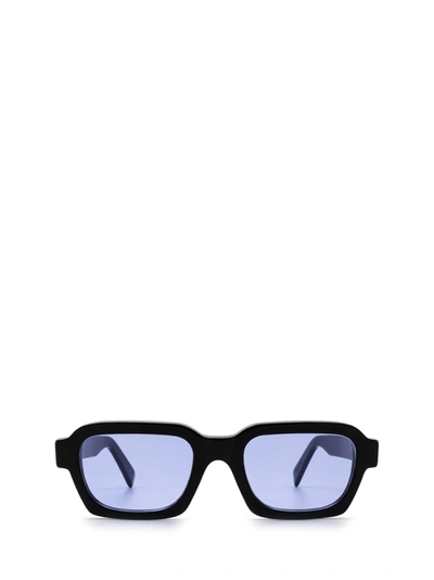 Shop Retrosuperfuture Caro Rectangular Frame Sunglasses In Black