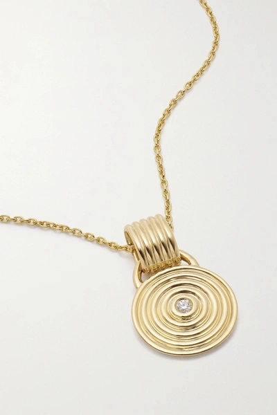 Shop Almasika Petite Universum 18-karat Gold Diamond Necklace