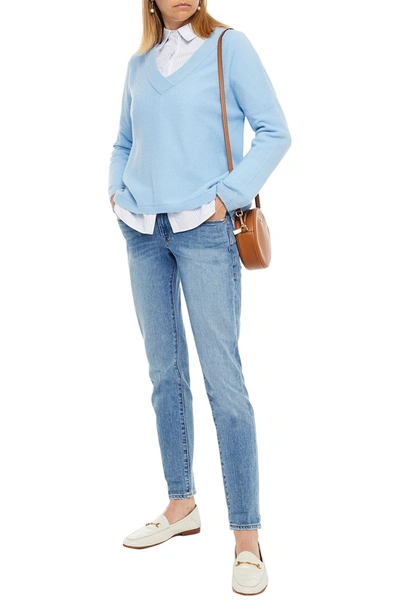 Shop Charli Cedar Cashmere Sweater In Sky Blue